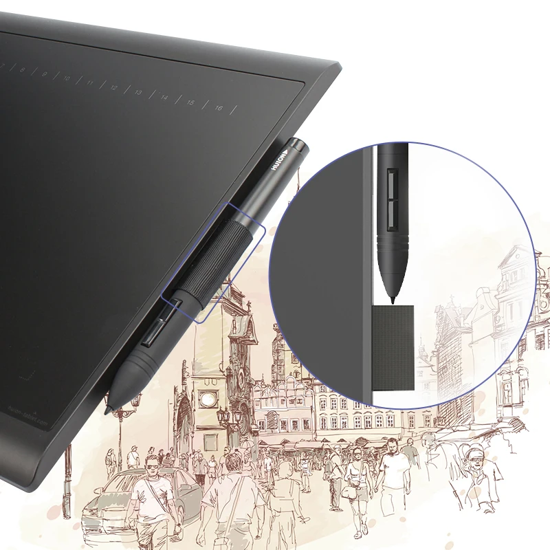 Laptop Huion New 1060 HUION 1060 Plus Drawing Graphics Tablet