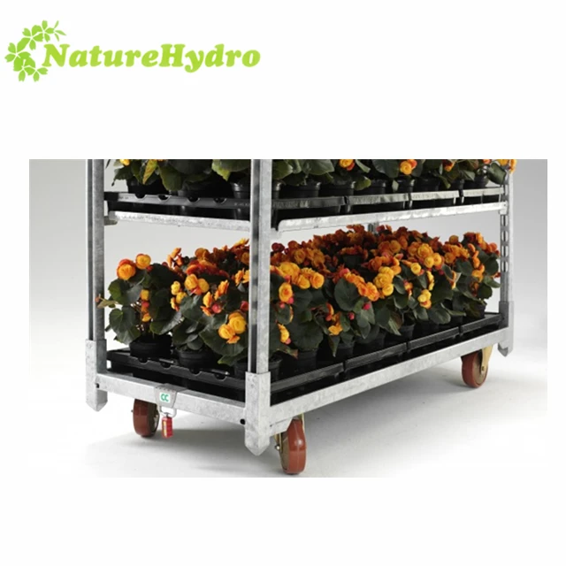 Dutch Danish Trolley Flower Trolley with Wheels for Decoration