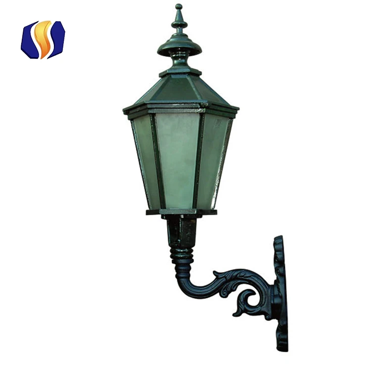 Открытый антикварной угол настенный светильник сад стены фонарь