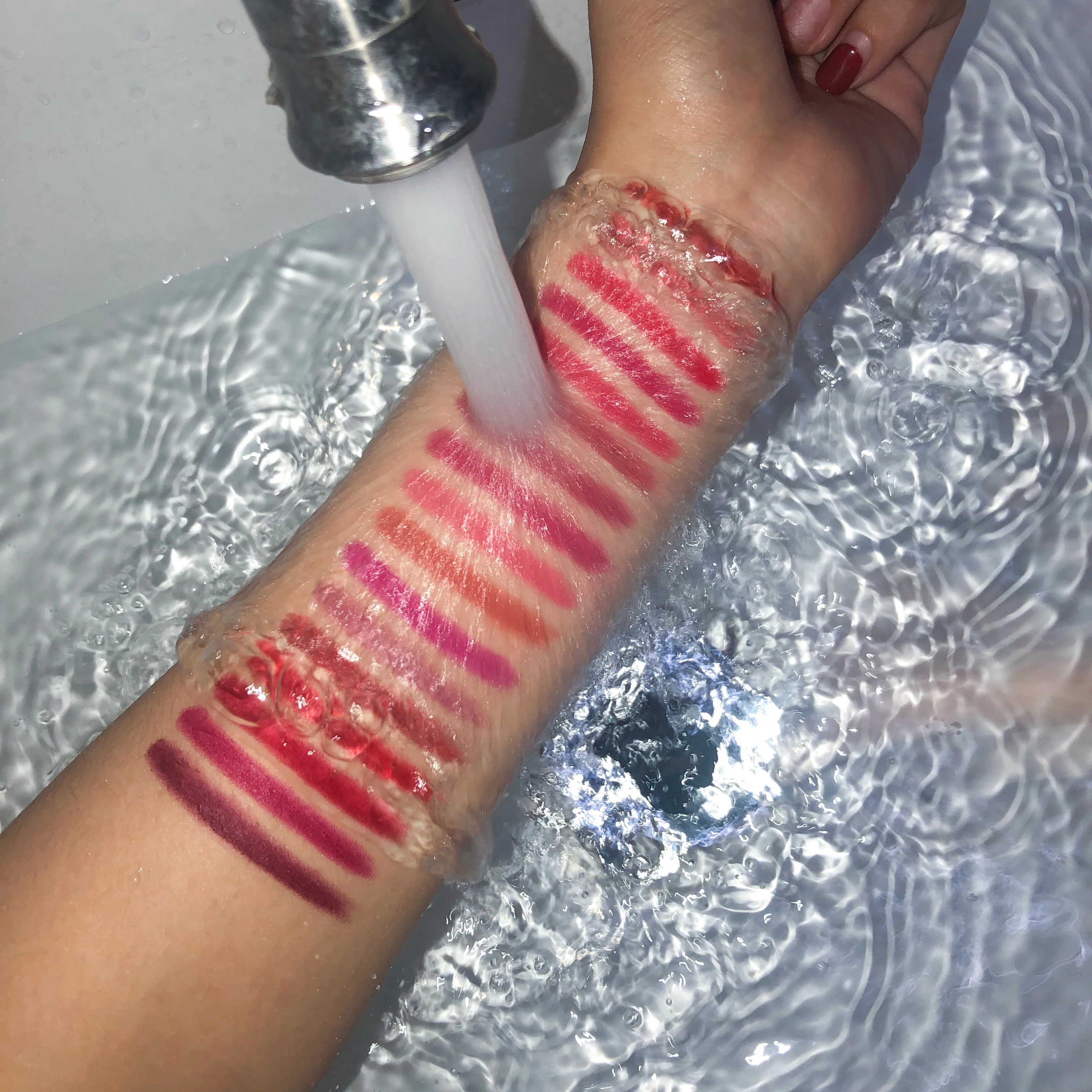 Вампирский Стиль матовый карандаш для губ 17 видов цветов Четырехслойный разноцветный комбинезон с автоматическим вращением подводка водостойкая Карандаш многократного использования