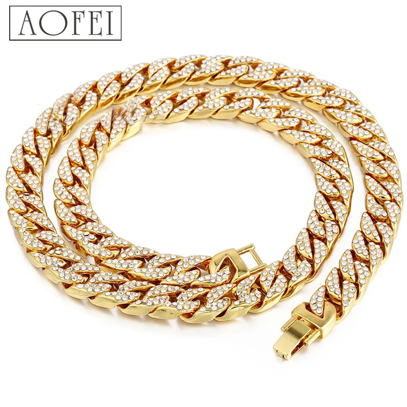 18K Gold Necklace Design, Dubai New Gold Chain Design For Men