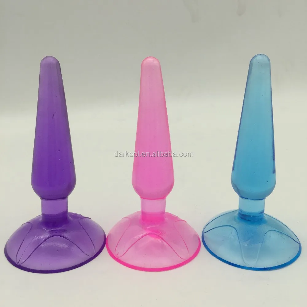 N015/Jelly Finger Sex Toy Portable Female Male Jelly Anal Butt Plug  Stimulation