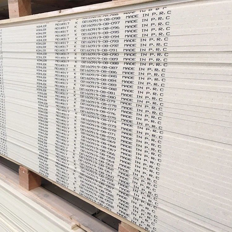 Acrylic Solid Surface Sheets Custom Cut-to-Size Artificial Stone for Countertops Shower Walls Reception Desks