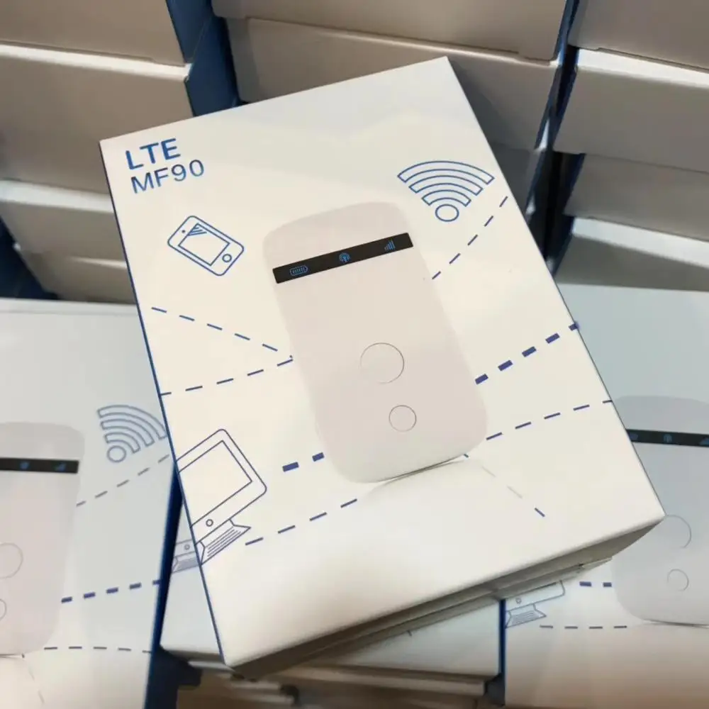 ポケットWiFi ロック解除MF90 + 4G 100MBps Wifiモバイルルータポケットホット