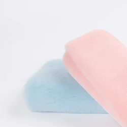 100% полиэстер 10-20 мм очень мягкая плюшевая меховая ткань из кроличьего