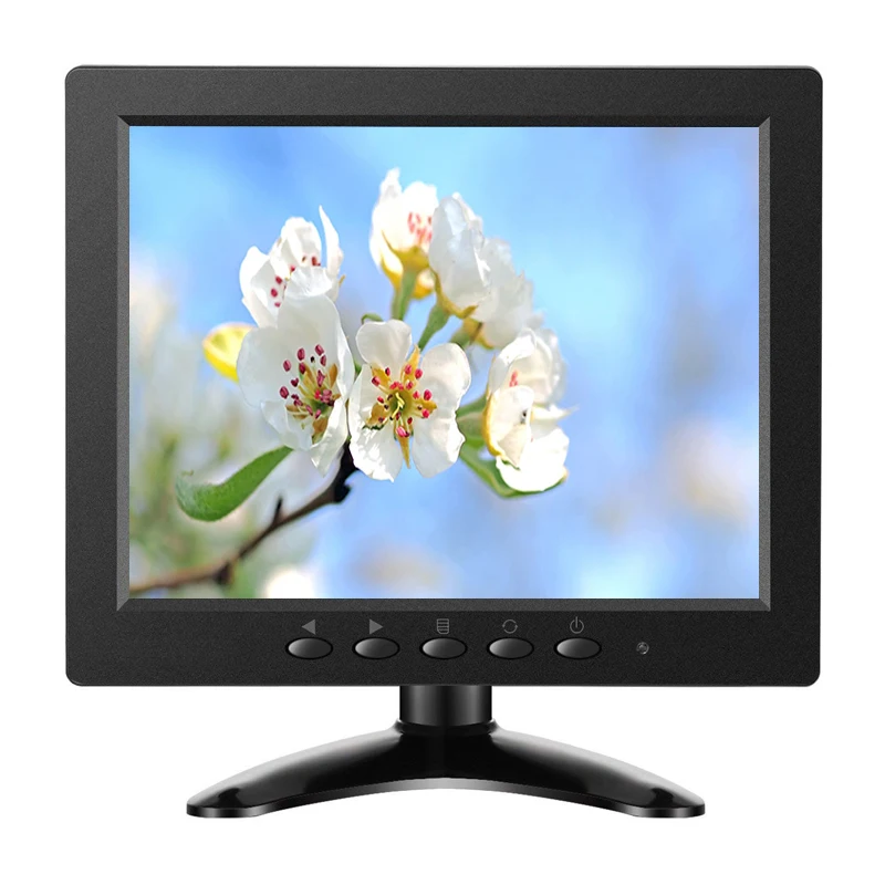Small Size CCTV Monitor TFTScreen 8 Inch Desktop LCD Monitor