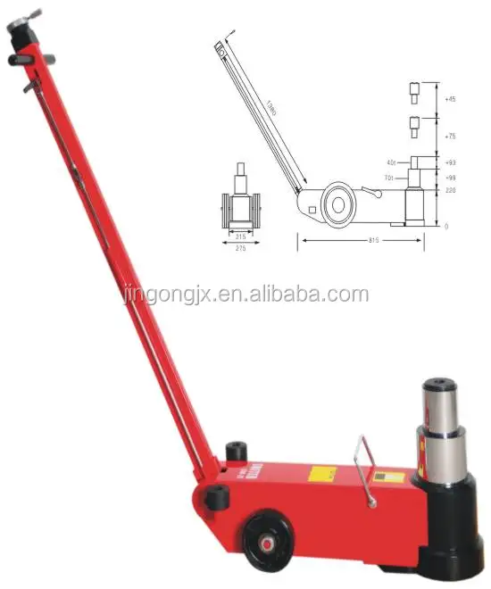 
 Пневматический гидравлический Напольный домкрат, одобренный CE GS  