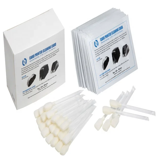 105909-169 Permier Universal Printers Cleaning Kit Cleaning Cards Swabs ...