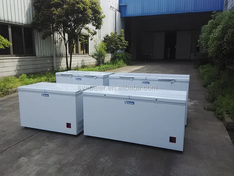 Ultra Energy Efficient 335L Solar Deep Freezer 110mm Insulation Electric Chest Style for Outdoor and Household Use