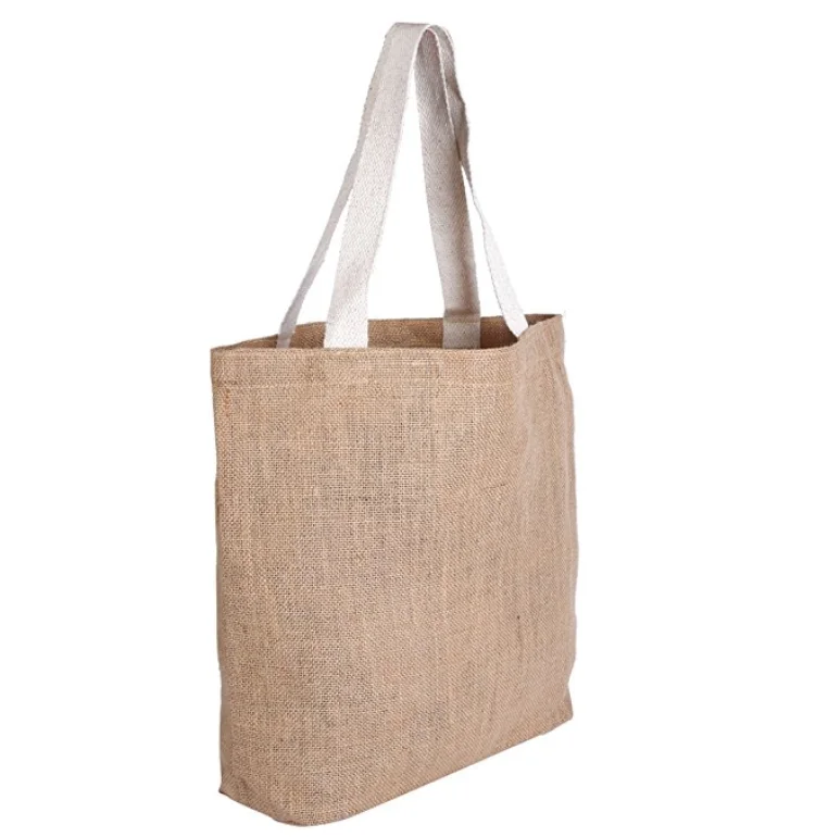 Amazon.com: Segarty Bolsas de mano, paquete de 6 bolsas de arpillera  grandes, reutilizables, de lona de yute, bolsas de regalo con asas, bolsas  en blanco a granel para dama de honor, bodas,