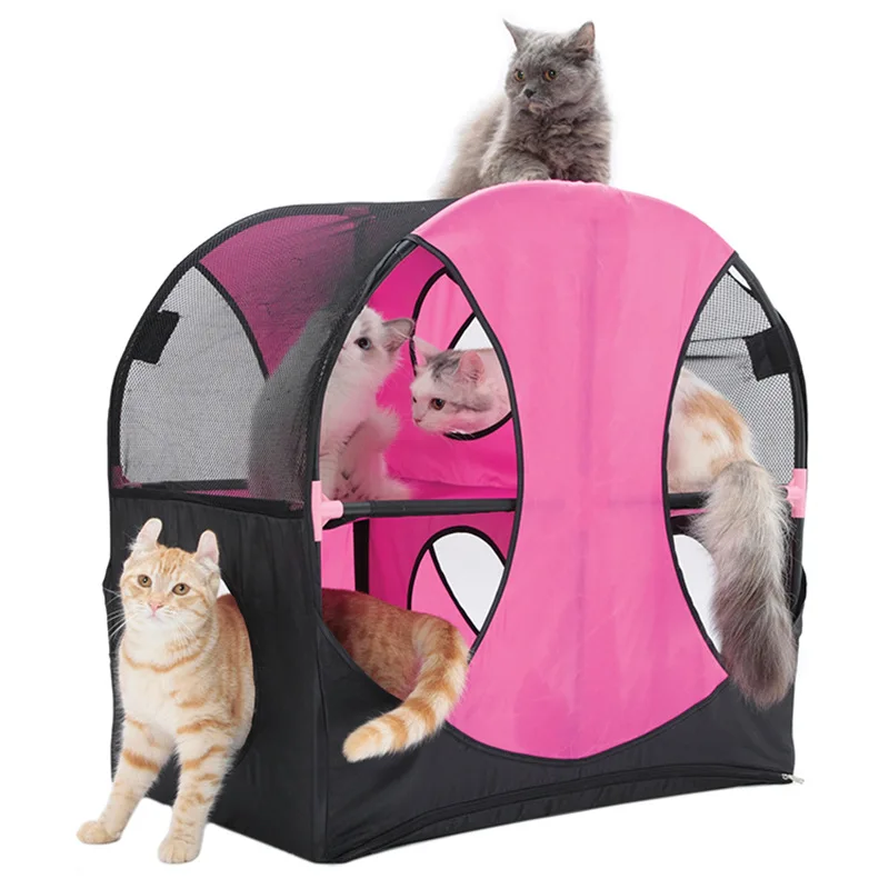cat play tent
