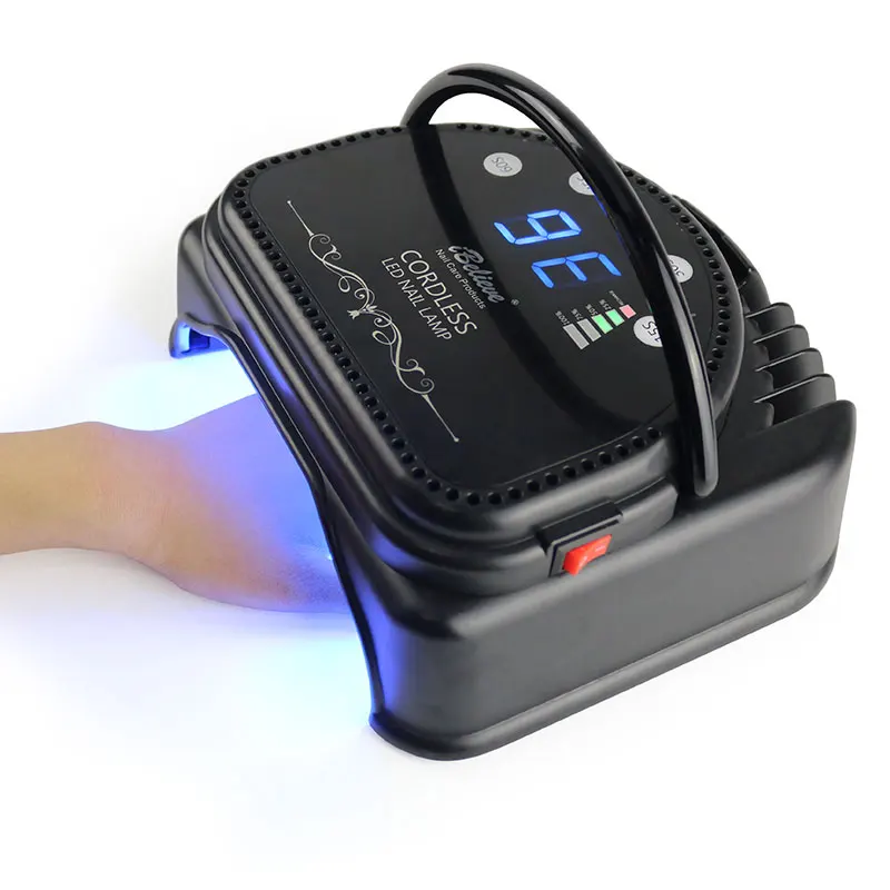 ネイル用品サロン ソーラー コードレス LED/UV ネイルランプ 64ワット
