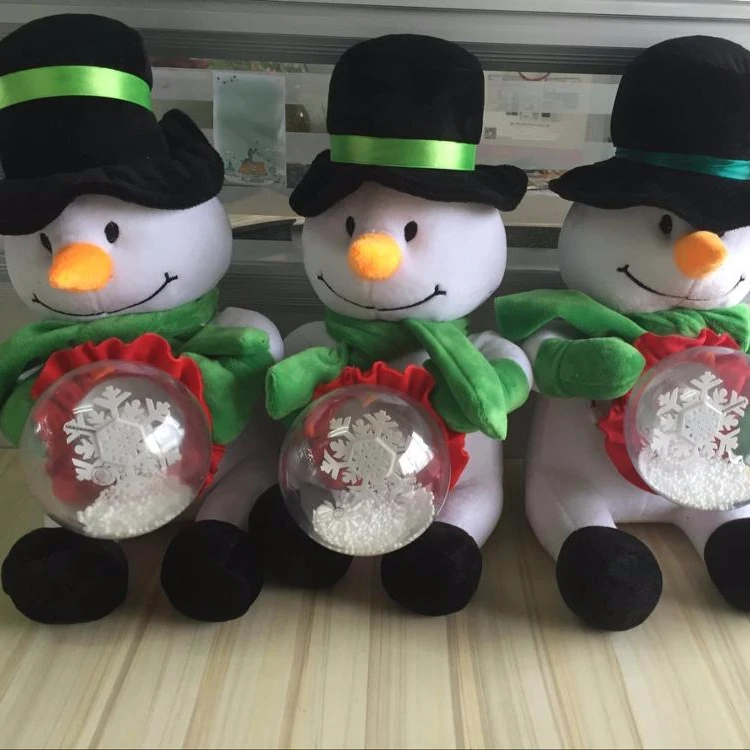 musical plush snowman