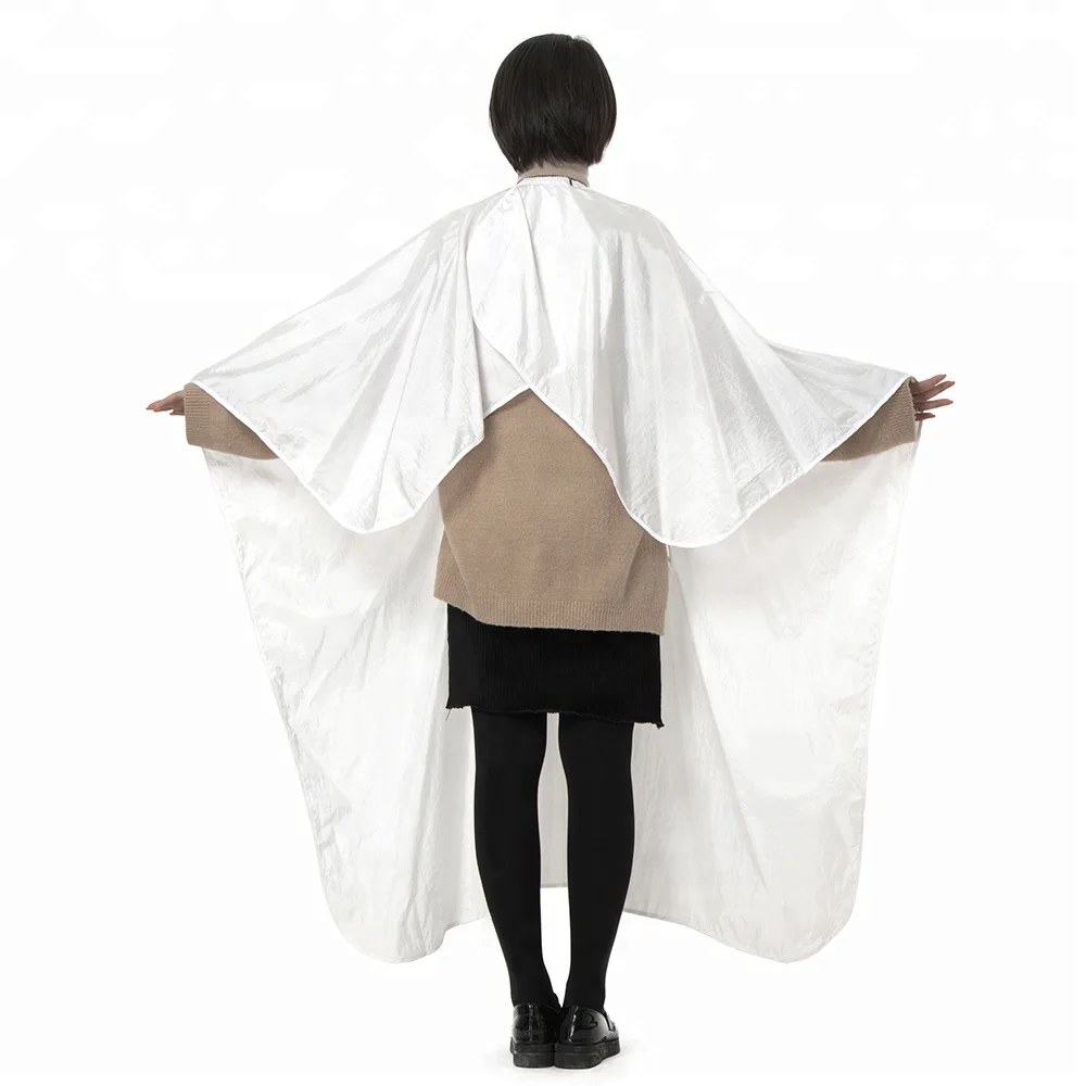 Парикмахерское платье для стрижки прозрачная накидка из ПВХ с окошком просмотра текста салонная