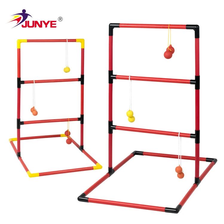 Outdoor Plastic Ladder Toss Game Set Golf Ball Toss Set With Carry Bag
