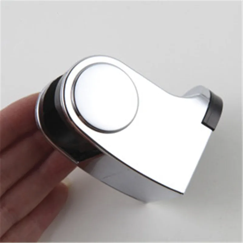 Handheld Shower Holder Adjustable Fixed Shower Seat ABS Chrome Shower Head Seat Bathroom Accessories