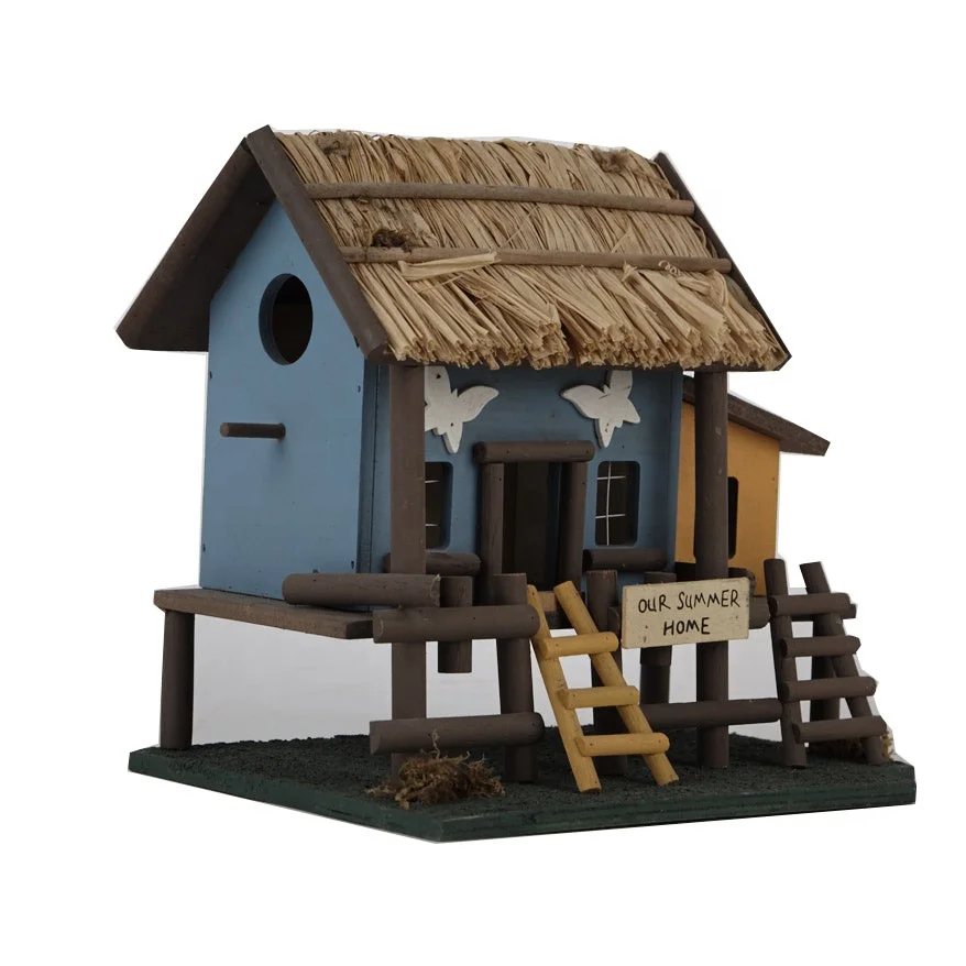 Hanging Woodland Cabin Birdhouse