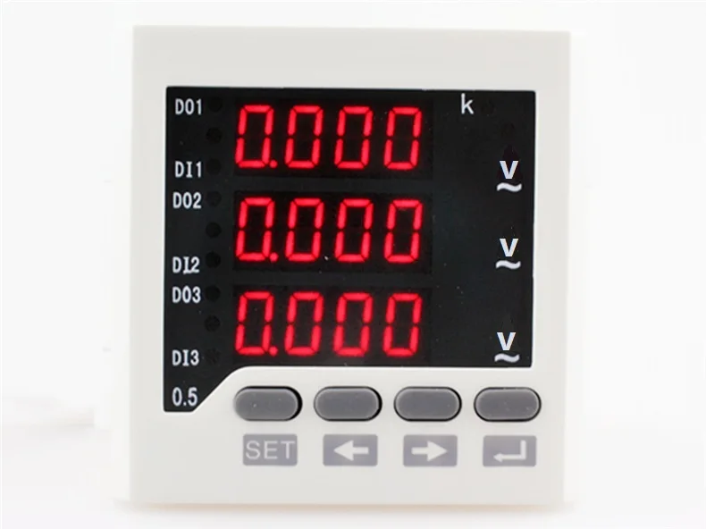 Me-3av63 размер панели 72 * мм из светодиодов дисплей а . в 3 фазы цифровой вольтметр