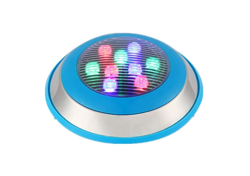 12w Multi Color Rgb  Ip69/IP68flush Mounted  Underwater Led Swimming Pool Light 12V AC DC Replacement Lamp