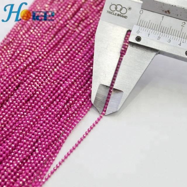 Ch002 оптовая продажа красочная металлическая цепь 1 5 мм латунная шариковая для украшения обуви