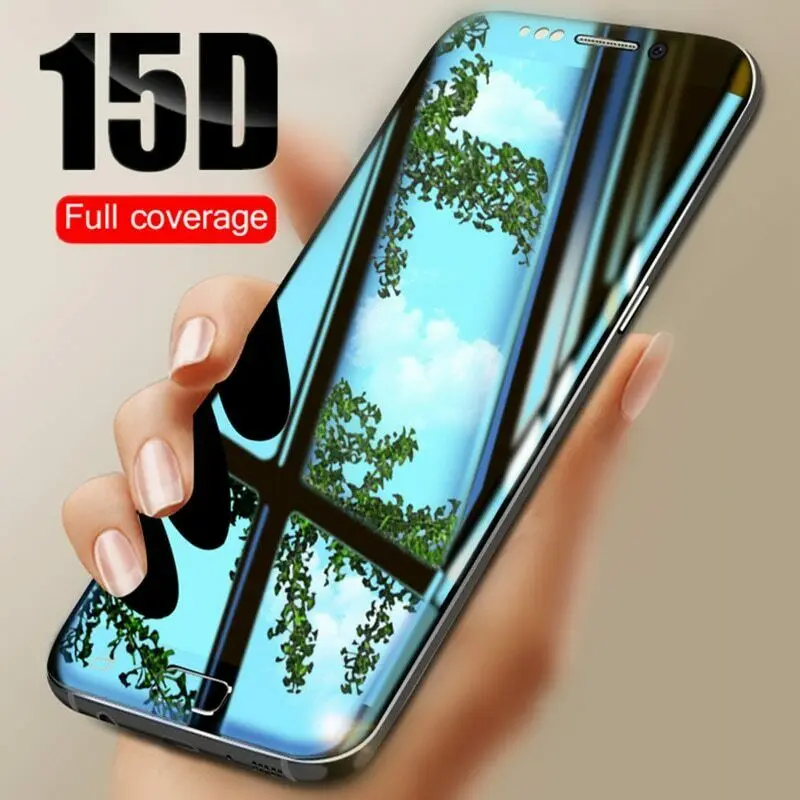 15d Curved Screen Protector Tempered Glass For Samsung Galaxy S8 S9 Plus Note 9 8 S6 S7 Bord Buy Protector For Samsung Screen Glass For Samsung For Samsung Galgaxy Screen Protector Product On