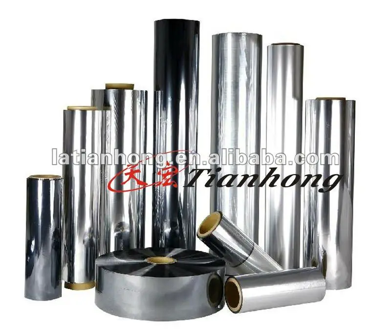 Factory price high quality MPET roll PET metallized film reflective mylar film for lamination