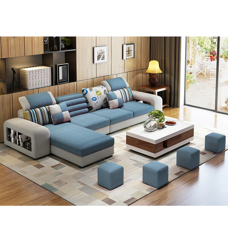2019 New Design Sofa Cama L Shape Sofa Set Modern Couch Living Room Sofa  With Ottoman - Buy Couch Living Room Sofa Modern,L Shape Sofa Set Modern, Sofa Cama Product On Alibaba.Com