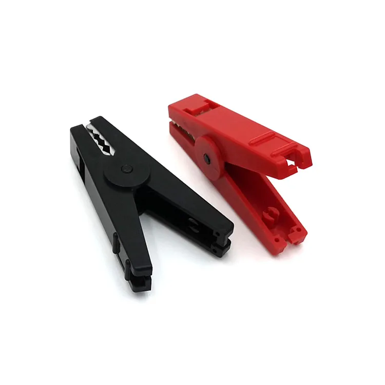 Sizes Plastic Alligator Clip With Protective Vinyl Insulator for Electronic Instrument Battery Clip