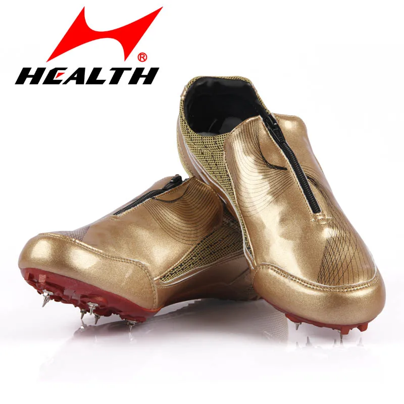 Wholesale School Adult Track and field gold training men Sprint professional competition Spikes Cleats nail shoes Alibaba