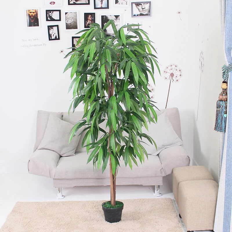 Evergreen Artificial Mango Tree Realistic Artificial Tree Simulation Mango Tree Large Interior Decoration