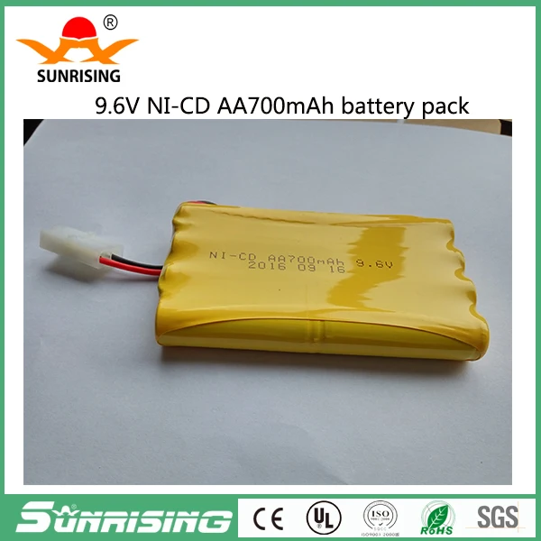 
 9,6 v ni cd аккумуляторная батарея ni-cd aa 700mah  