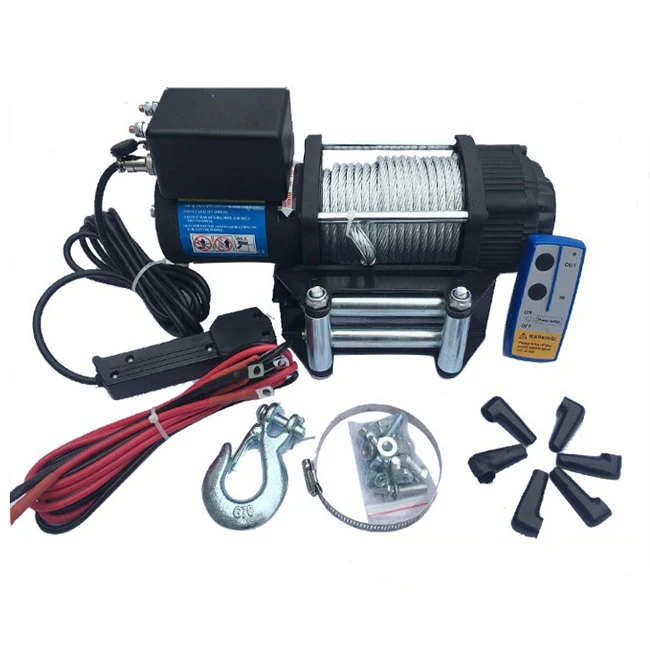 Dc Motor 12v 24v 8000lbs 9500lbs 12000lbs Car Electric Winch