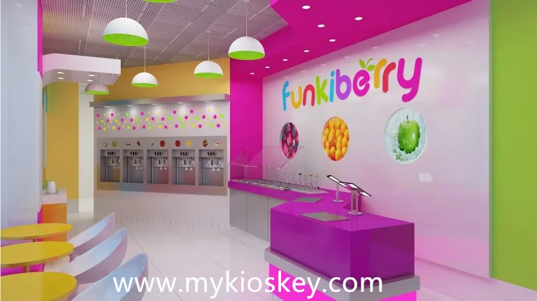 Frozen Yogurt Shop Interior Design