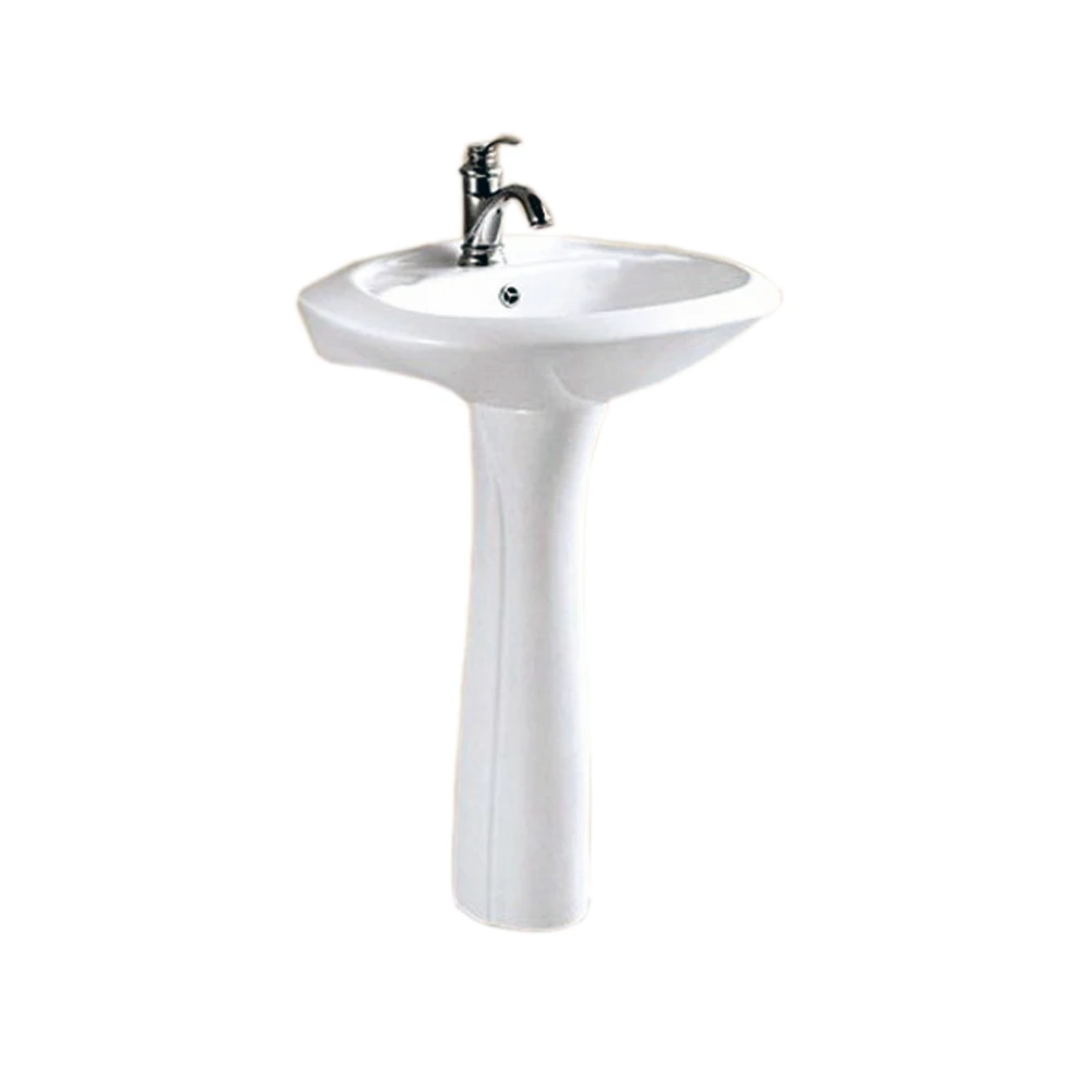 Wc Cheap Porcelain Sink Pedestal Bathroom Two Piece Standing Basin Buy Two Piece Standing Basin