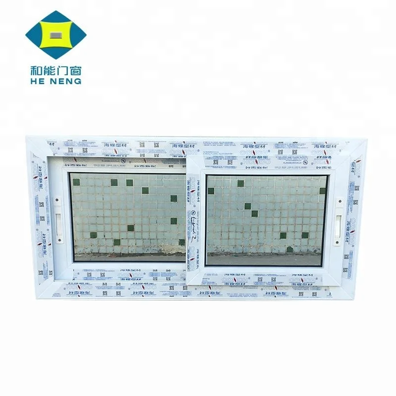 Directly Factory Tempered Glass Office Price of  PVC Sliding Windows in the Philippines
