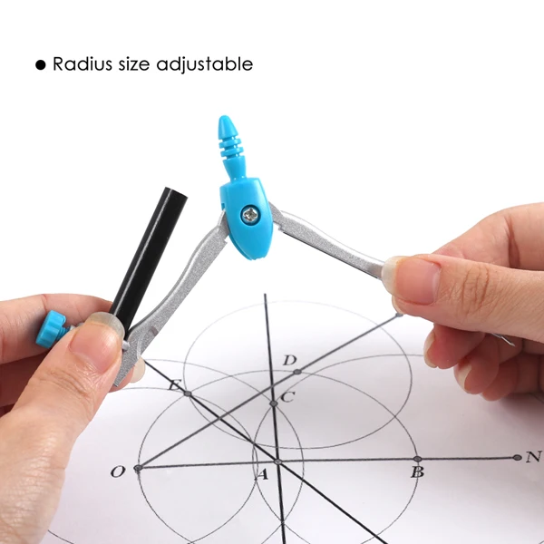 School Math Compasses Divider Set With Rulers