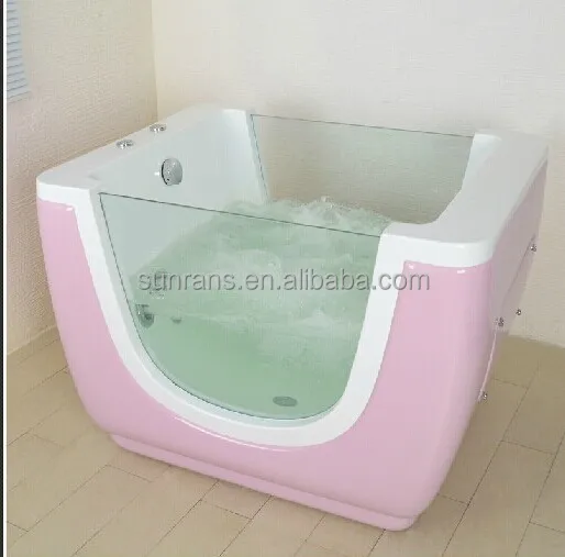 Eco-friendly Acrylic Bathtub for Baby Spa Jets Massage