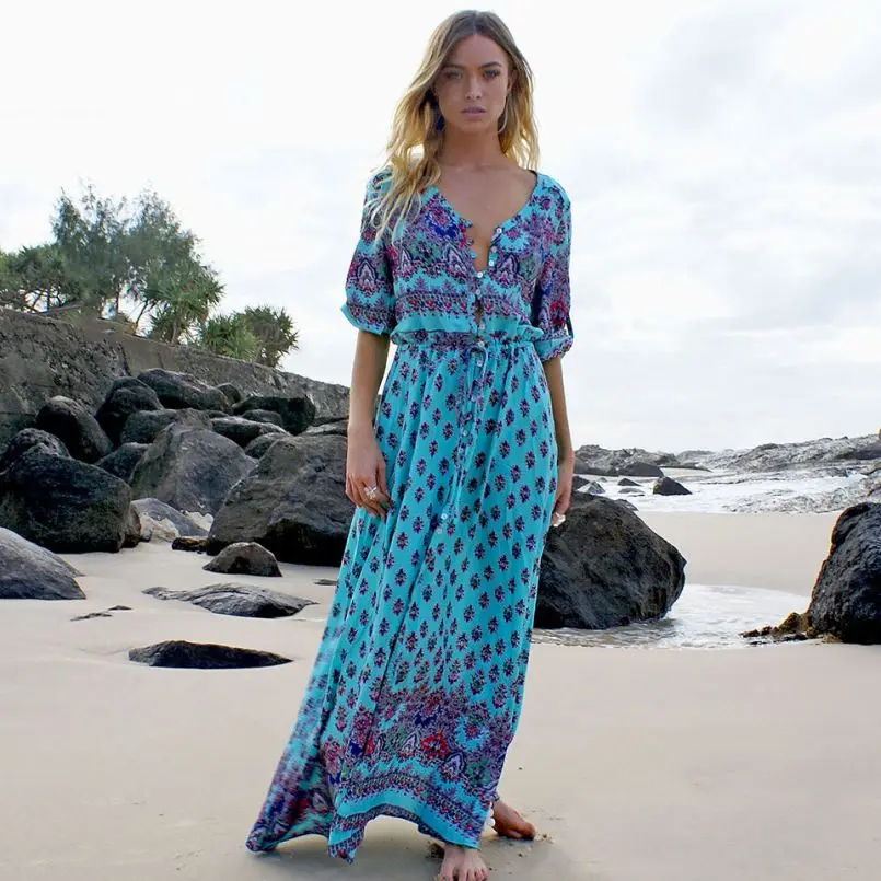 rayon beach dress