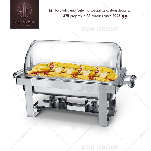 Оптовая продажа Высококачественная Буфетная плита из нержавеющей стали для отеля ресторана горячий горшок подогреватель еды стол набор электрических блюд