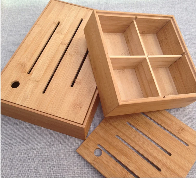 Bamboo Wooden Candy Box Dried Fruit Box Creative Snack - Temu