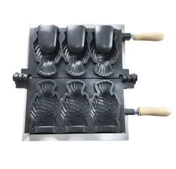 業務用たい焼きアイスクリームコーン製造機/鯛型ワッフルメーカー 
