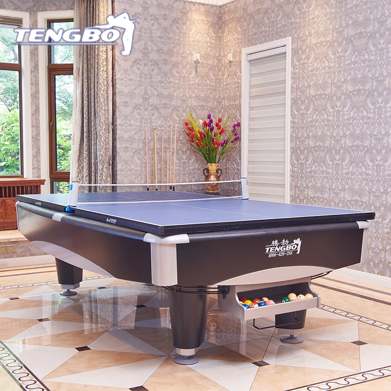 Бильярдный стол Tengbo 8 футов 9 футов из массива дерева, распродажа