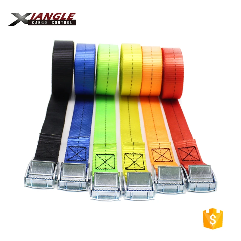 25 мм кулачок пряжки ремень нейлон Грузовые 1 м Металл сковать грузовой погрузчик перевозка грузов Крепежный