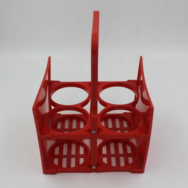 Plastic Foldable 4 or 6 Pack Bottle Plastic Beer Carrier