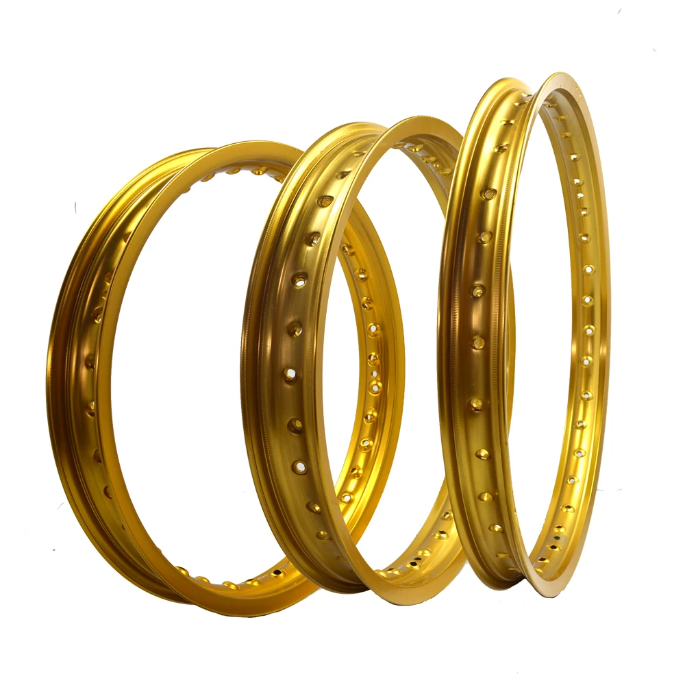 
 Золотые диски Motocross 1,6x21/2,15x19/1,85x19 дюймов из алюминиевого сплава  