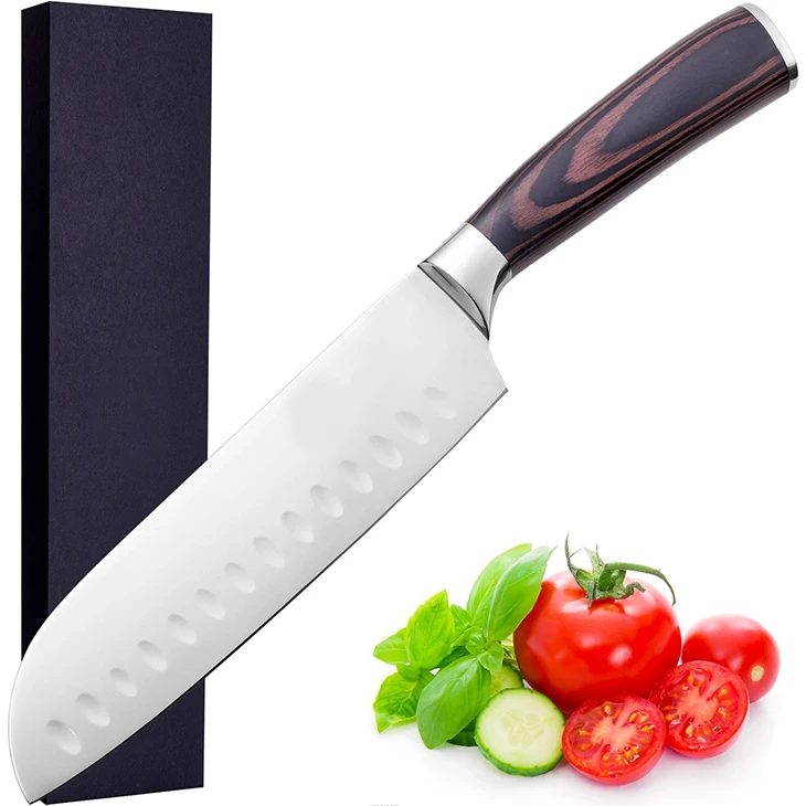 Японский нож сантоку. Нож сантоку Knife. Santoku Knife кухонный нож. Японский поварской нож сантоку. Японский кухонный нож сантоку.