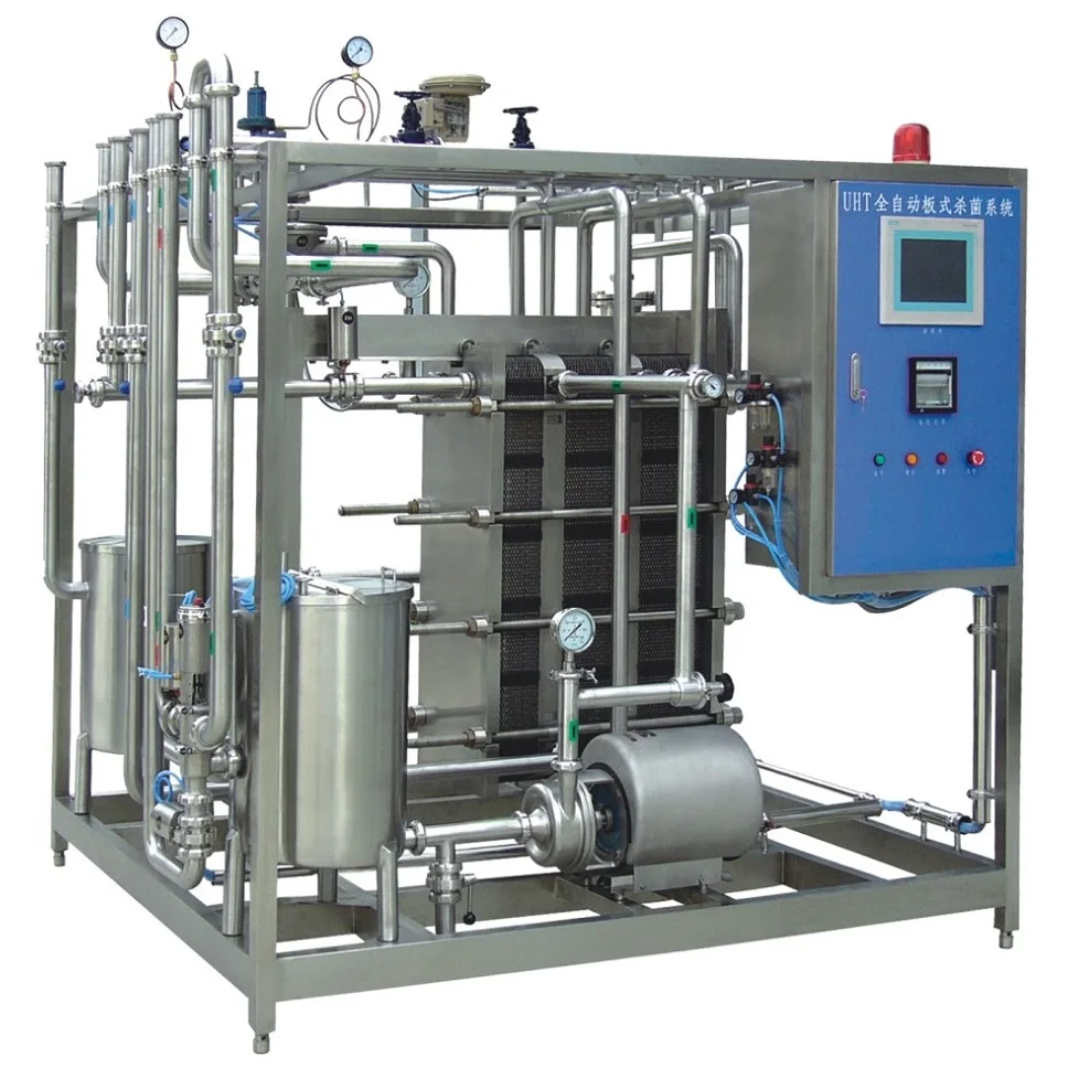 Factory Price Continuous Electric 1000 Liter Milk Sterilizer Pasteurizer Pasteurization Machine