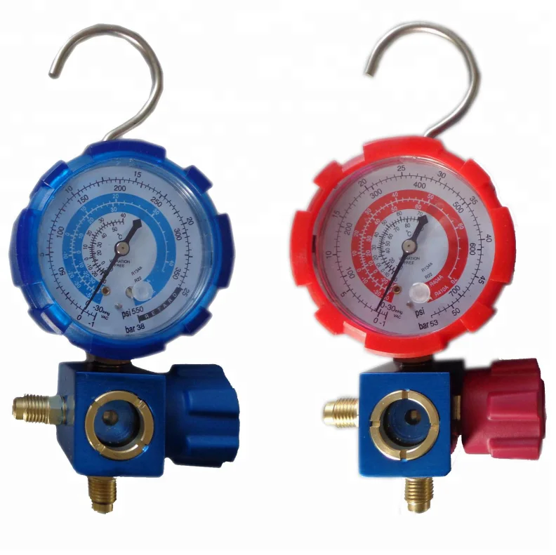 R32 R410a R134a R22 R404a Single Gauge With Sight Glass Pressure Guage Buy Manifold Gauge Single Gauge R32 R410a Pressure Gauge Product On Alibaba Com