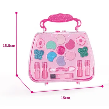 Totority 1 Conjunto Caixa De Maquiagem Infantil Brinquedo De Maquiagem Para  Crianças Acessórios De Jogo De Princesa Fingir Kit De Maquiagem Para Menina  Conjunto De Esmaltes Para Meninas