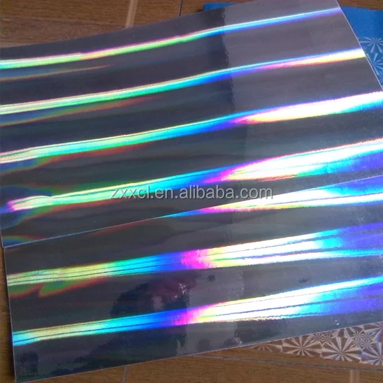 Support Samples Transparent Rainbow Hot Stamping Foil For Plastic